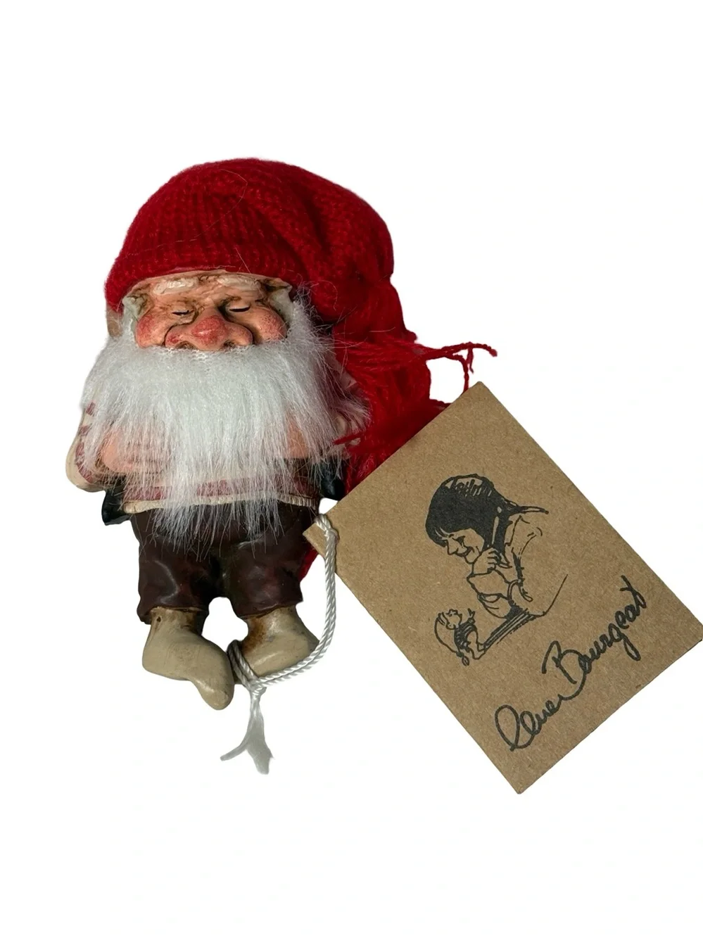 VTG Gnome Troll Paul Bonner Bebe Norway NWT Scandinavian Figure Ornament Gift